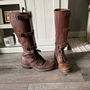 Wwii Army Cavalry 3 Buckle Riding Boots 